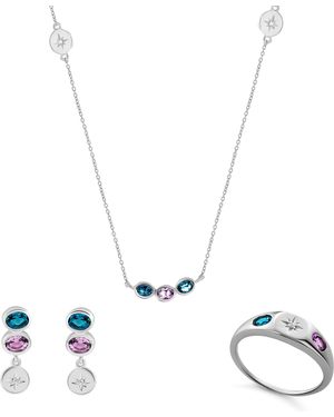 Orphelia 'Regula' 925 Sterling Necklace - Metallic