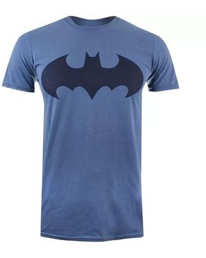 Dc Comics Mono Batman Logo T-Shirt - Blue