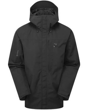Sprayway Waterproof Gore-Tex Hooded Hiking Jacket Rain Shell Coat - Black