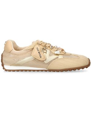 Steve Madden Coheart Trainers Fabric - Natural