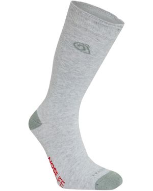 Craghoppers Adult Insect Repellent Socks (Soft Marl/Lichen) - Grey