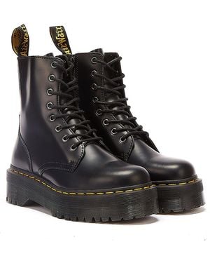 Dr. Martens Jadon Smooth Platform Boots - Black