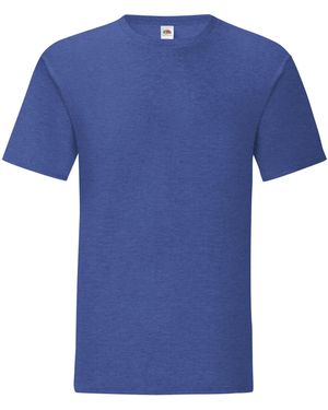 Fruit Of The Loom Iconic 150 Heather T-Shirt (Heather Royal) - Blue