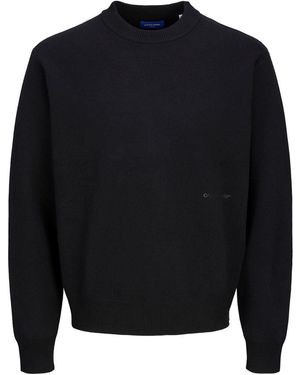 Jack & Jones And Regular Fit Long Sleeve Crew Neck Jumper - Blue