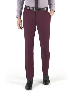 Limehaus Mulberry Twill Super Slim Fit Suit - Purple