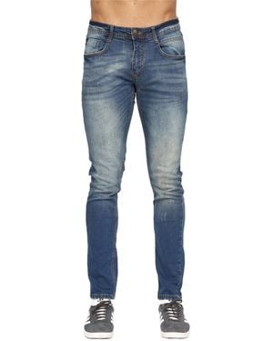 Duck and Cover Tranfold Slim Jeans (Tinted) - Blue