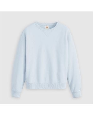 Levi's Levi's Heritage Crew Neck Long Sleeve Drop Shoulder Sweatshirt - Blue