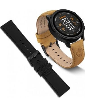 Timberland Tdigb0064503-Set Trail Force Smartwatch And Strap Gift Set - Black