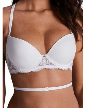 Aubade Kiss Of Love Low Back Multiway Moulded Bra - White