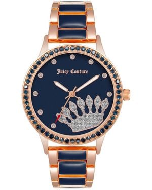Juicy Couture Rose Gold Watches - Blue