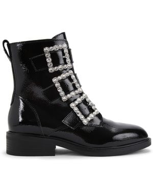 KG by Kurt Geiger Leather Tisha Ankle Boots - Black