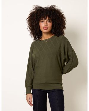 Blue Vanilla Patterned Jumper - Green