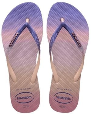 Havaianas Slim Gradient Sunset Flip-Flops - Purple