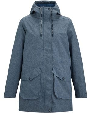 Regatta Ladies Norana Waterproof Jacket (Chambray/Dark Denim) - Blue
