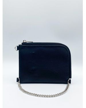 SVNX Pu Card Holder With Chain - Blue