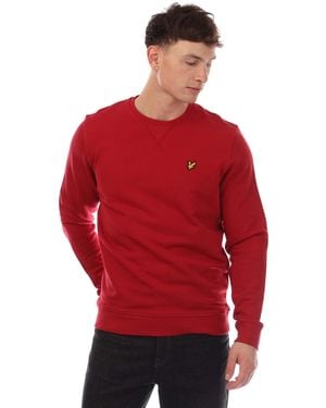 Lyle & Scott Lyle And Scott Crewneck Sweatshirt In Rood