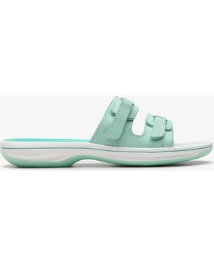 Clarks Brinkley Piper Mint Ombre Sandals - Green