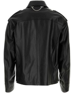McQueen Leather Jacket - Black