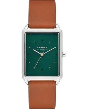 Skagen Hagen Watch Skw6931 Leather (Archived) - Green