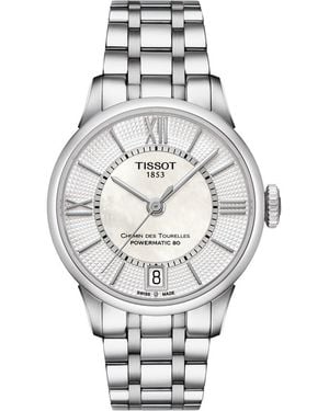 Tissot Chemin Des Tourelles Powermatic 80 Watch T0992071111800 Stainless Steel - Metallic