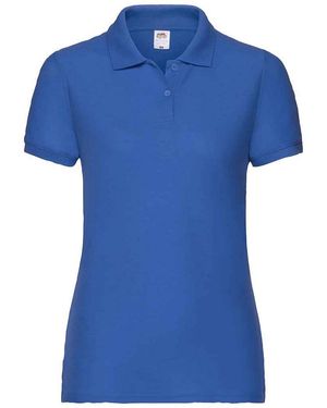 Fruit Of The Loom Dame Fit Piqué Polo Shirt (koningsblauw)