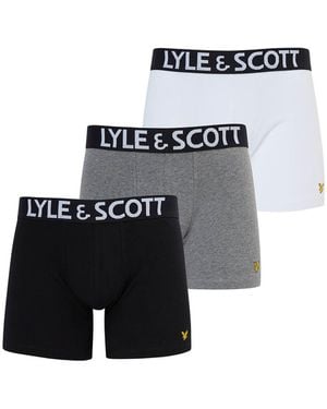 Lyle & Scott 3 Pack Fashion Trunks - Multicolour