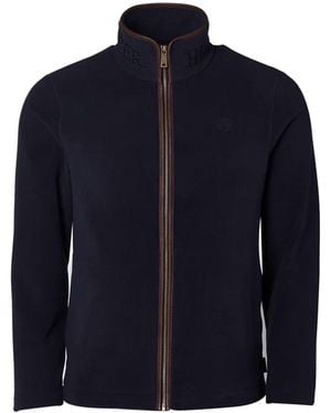 Holland Cooper Country Fleece Jacket Ink Cotton - Blue