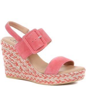 Jones Bootmaker Amerie Wedge Sandals - Pink