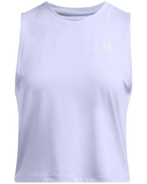 Under Armour Vanish Sleeveless Crew Neck Tank Vest - Purple