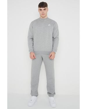 Nike Club Fleece Full Tracksuit Set Cotton - Grey