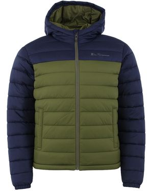 Ben Sherman Signature Padded Jacket Cotton - Green