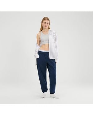 Ellesse Ballante Racerback Sportbeha (Lichtgrijs Mergel) - Blauw