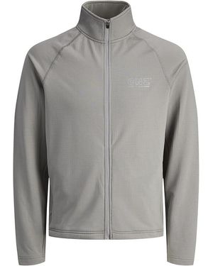 Jack & Jones And Collared Full Zip Jacket - Grey