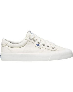 Keds Crew Kick 75 Canvas Shoes With Cushioned Footbed - White