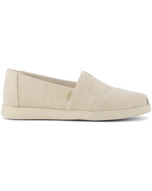 TOMS Alpargata Plus Espadrille Shoes Textile - White