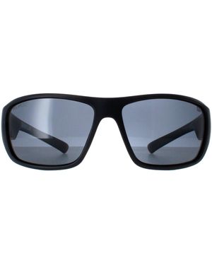 Caterpillar Wrap Matte Smoke Polarized Cts-Jack - Blue