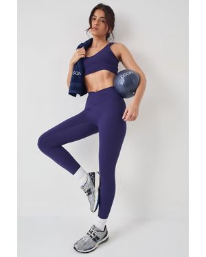 DSGN Studio Sculpt Wrap Waist Legging - Blue