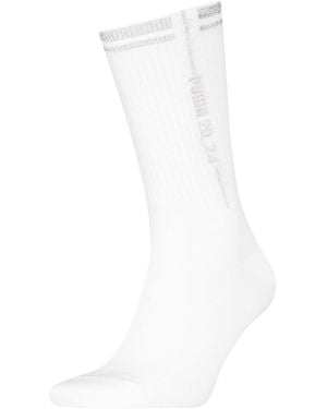PUMA Adults Glow Crew Sock - White