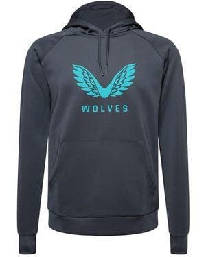 Castore Wolves Hoodie (Ebony) - Blue