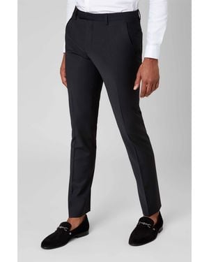 Twisted Tailor Ellroy Skinny Fit Wool Trousers - Blue