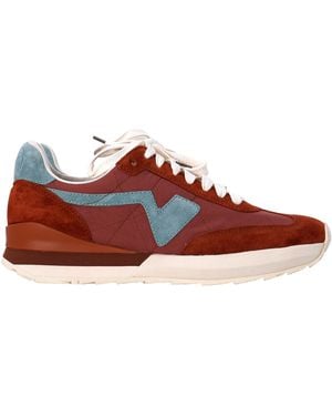 Visvim Fkt Runner Trainers - Red