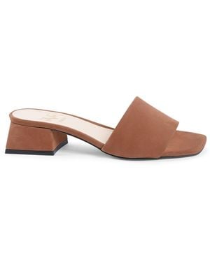 Versace 19.69 Abbigliamento Sportivo 19V69 Sandal Neper Bottolato Leather - Brown