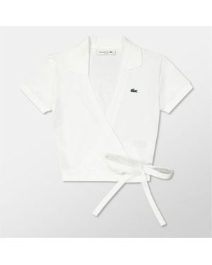 Lacoste Slim Fit Short Sleeve Shirt - White