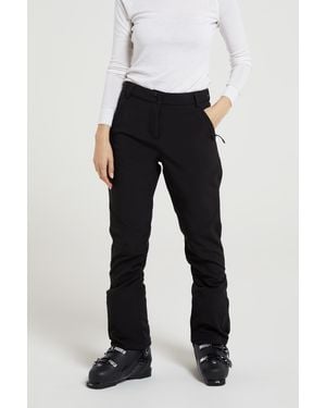 Mountain Warehouse 'Sierra Ii' Ski Trousers Snowproof Casual Fleece Lined Snowboard Trouser - Black