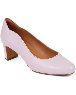 Jones Bootmaker Zoey Leather Court Shoes - Pink