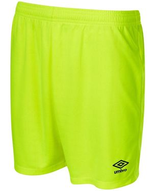 Umbro Club Ii Shorts (Safety/Carbon) - Green