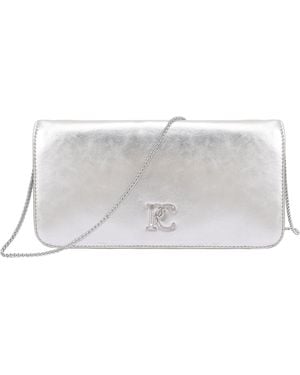 Paul Costelloe Malina Leather Occasion Bag - White
