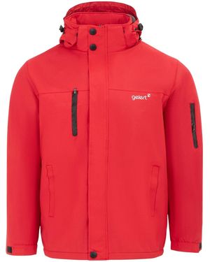 Gelert Solid Hooded Regular Parka - Red