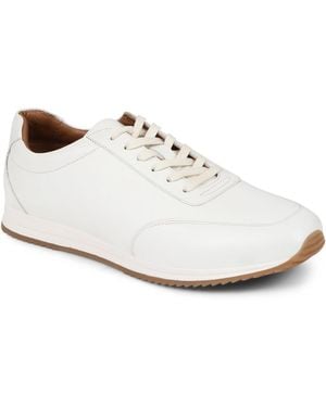 Jones Bootmaker Southend2 Leather Trainers - White