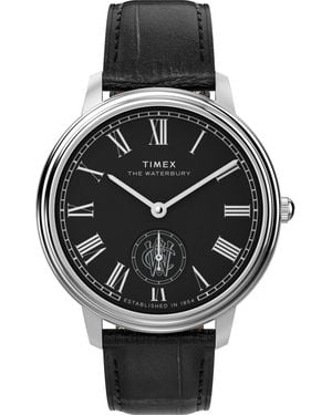 Timex Waterbury Metropolitan Watch Tw2Y23200 Leather - Black
